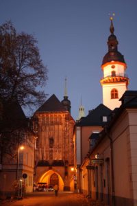 Jakobikirche abends, Foto: Malik Ouada